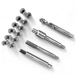 Bzbmgmo M8X1.25 Metric Thread Repair Kit, 12 INSERTS(11.7/16.2MM), Hss Tools New. Price: $59.99.