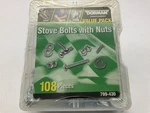 Dorman 799-430 Stove Bolt Assortment With Nuts 108 Pieces New. Price: $8.96.