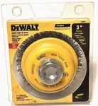 Nos New 3-INCH Dewalt Carbon Wire Crimp Cup Brush (DW4920) 5/8"-11 Arbor Metal. Price: $10.88.