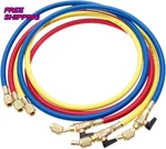Refrigerant Charging With Ball Valves Hvac Hoses 1/4'' Sae R410A 800PSI Fit New. Price: $67.69.