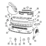 68003844AA Mopar Door Applique Clip For Ram Truck 1500 Dodge 2009-2010 New. Price: $18.27.