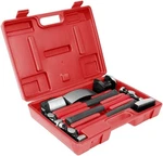 Auto Body Fender Hammer Dolly Set 7PC Fiberglass Handle Repair Kit Case New. Price: $66.50.