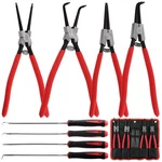 Keadic 8 Pcs 13" Internal External Snap Ring Pliers Set And Inch, Black New. Price: $63.89.