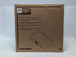 Rubbermaid Slim Jim Swing Lid Top 23 Gallon Commercial Trash Can Container Open. Price: $34.99.