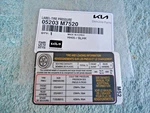 1 New! Oem Kia Forte Tire Pressure Label 05203 M7520.. Price: $5.95.