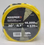 Keeper 02942 30FT X 4IN 10,000 Lbs. Vehicle Recovery Strap W/protective Loops New. Price: $10.20.