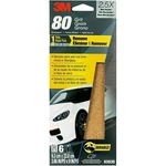 3M Sandpaper, 03035, 80 Grit, 2/3 X 9 In, 6 Sheets New. Price: $11.80.
