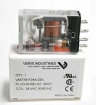 Veris Industrie VMD1B-F24A-02A 15A 277AC 28DC Plug Relay C/w Socket Lot Of 10 New. Price: $164.99.