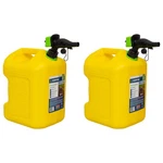 Scepter Smartcontrol Rear Handle Diesel Gas Jug, 5 GAL/18.9L, 2 Pack, Yellow New. Price: $65.99.