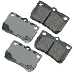 Akebono Oem Front & Rear Brake Pads Kit For 2006-2013 Lexus IS350 10 Yr Warranty New. Price: $160.95.