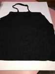 Restaurant Apron Home Kitchen Black 27"X27" Durable Polyester Ties Royal Crest New. Price: $6.88.
