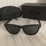Oakley Frogskins Polarized Lens Square Sunglasses Black New With Case. Price: $54.99.