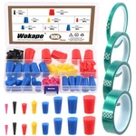 Wokape 105PCS Powder Coating Plug Kit With Pet Masking Tape, High Temp Yellow New. Price: $23.72.
