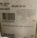 Adams Rite 8802EL36-24 Electromechanical Exit Bar Open Box New. Price: $400.00.