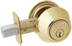 Schlage JD62V605 Lock Company Double Cylinder Deadbolt, Bright Brass New. Price: $56.62.