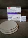 3M 30806 Trizact 6IN Foam Discs P8000 Grit. (3 Kit) Fast Shipping New. Price: $31.95.