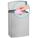 Bobrick B-270 Stainless Surface Mounted Sanitary Napkin Pads Wall Trash Disposal New. Price: $29.00.