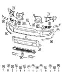 Genuine Mopar Push Nut 68272027AA New. Price: $21.61.