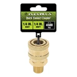 Flexzilla Quick-connect Coupler, 1/4" Body Mnpt, Brass New. Price: $16.40.