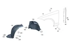 Genuine Mercedes-benz Cover 218-690-01-30 New. Price: $86.36.