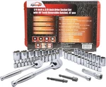 Epauto 47 Pieces 1/4-INCH And 3/8-INCH Drive Socket Set With 90 Tooth Reversible New. Price: $72.91.