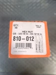 Dorman 810-012 Autograde 3/8"-16 Steel Sae Coarse Hex Nut 45 Pieces #78 New. Price: $18.95.