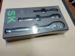 S-k Pro Tools Usa 3PC Ratchet Set In Foam Tray Full Polish 80240 1/4 3/8 1/2 New. Price: $205.00.