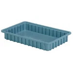 Lewisbins Divider Box 16-1/2" 10-7/8" 2-1/2" Light Blue Lot Of New. Price: $48.60.