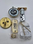 Schlage Satin Brass Single Cylinder Deadbolt New. Price: $44.18.