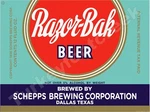 Razor-bak Beer Label 18" X 24" Metal Sign New. Price: $64.99.
