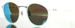 Ray Ban RB4242 671/55 White Silver Unisex Round Mirror Sunglasses 49-21-140 B:45 Pre-owned. Price: $59.97.