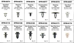Atd Tools 80-PIECE Toyota Retainer Assortment 39355 New. Price: $74.06.