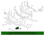 Ford Oem 2019-2020 Fusion Bumper Right Side Trim KS7Z17B814BC New In Package. Price: $24.50.