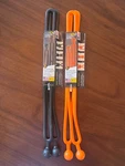 Rapid Tie Flexible Vinyl 2 Sets Of Each 16" Orange And Black New. Price: $20.00.