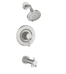 Moen Arlys Tub & Shower Faucet Brushed Nickel, 82770SRN, Brand New Unopened Bo. Price: $145.00.