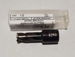 Norseman Magnum Super Premium 1/2" X 1" M2 Hss Rotabroach/ Annular Cutter #16321 New. Price: $32.54.