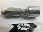 Gates G25121-0404 Male O-ring Boss Swivel Megacrimp 1/4" Id, 7/16-20 Thread New. Price: $20.66.