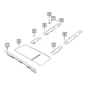 Genuine Mopar Load Floor Panel 6BZ83TX7AB New. Price: $31.50.