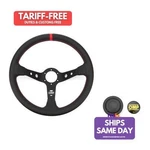 Omp OD0-1956-073, One Corsica Steering Wheel Black And Red Leather Performance New. Price: $353.44.