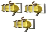 (3) Boxer MM62 2"X 27' 10,000 Lb Ratchet Tie Down Straps New. Price: $85.89.