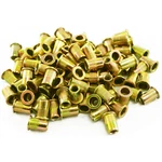 RN14ASTRO Pneumatic 100PC 1/4-20 Steel Rivet Nuts New. Price: $17.54.