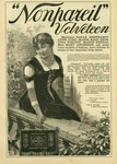 Sarah Bernhardt And Other Fashion Leaders Endorse Nonpareil Velveteen Fabric Used. Price: $65.00.
