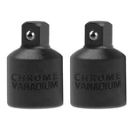 Utoolmart 3/8" Drive (f) 1/4" (m) Socket Hole 2 Set, Black New. Price: $11.26.