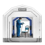 Portable 12'X10'X10' Inflatable Pvc All Purpose Paint Booth W/blowers New. Price: $899.99.