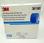 New 3M 36190 Hookit 39' X 2.75" 150 Grit Multi-hole Hook-and-loop Sanding Roll. Price: $41.99.