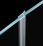 Flexible Shower Door Side Seal Strip 100 Inch Sweep For 3/8" New. Price: $24.64.