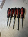 Mac Tools Lot Of Pick & Awls , Comfort Grip PS95935- Used. Price: $50.00.
