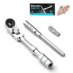 Duratech 1/4" Flex Head T-handle Ratchet, Mini Wrench With Hex Silver New. Price: $35.94.