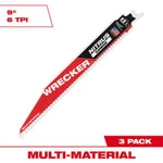 Milwaukee 48-00-5372 3PC 9" Wrecker With Nitrus Carbide Blade New. Price: $44.99.