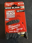Milwaukee Tool 48-22-1217M 5M/16FT Wide Blade Magnetic Tape Measure Open. Price: $30.99.
